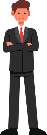 Businessman in Suit  Illustration