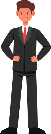 Businessman in Suit  Illustration