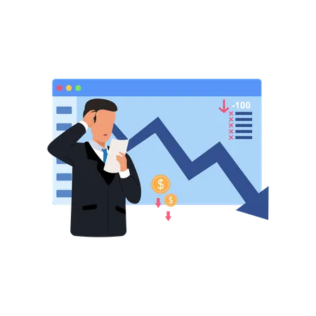 Business Marketing Flat Illustration In This Design You Can See How Technology Connect To Each Other Each File Comes With A Project In Which You Can Easily Change Colors And More Illustration