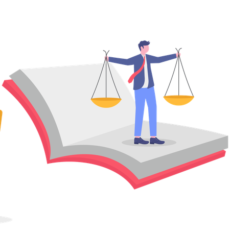 Businessman making strategic plan  Illustration