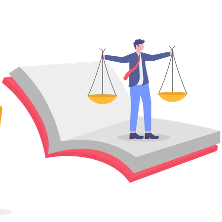 Businessman making strategic plan  Illustration