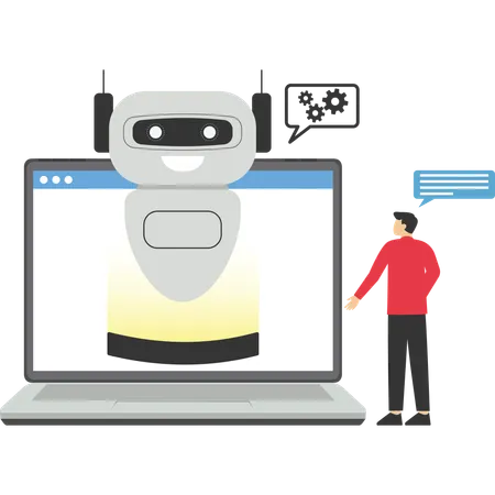 Chat Bot Customer Service Abstract Concept Vector Illustration Customer Service Bot AI In Retail E Commerce Chat Bot Self Service Experience Online Client Support Web Chat Abstract Metaphor Illustration