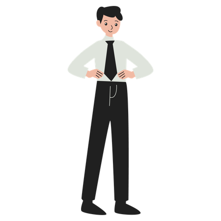 Businessman profession  Illustration