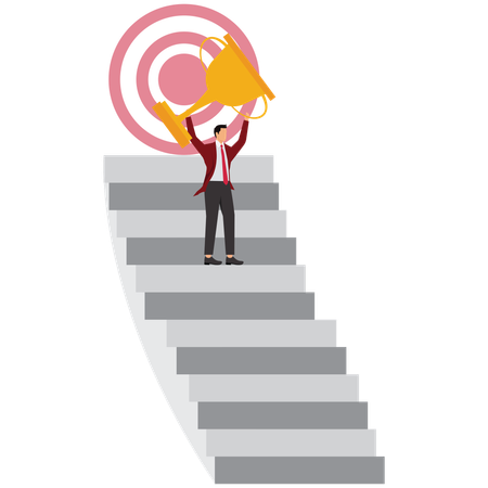 Businessman Recognition for Excellence  Illustration