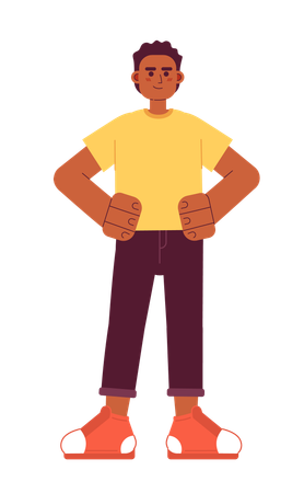 Businessman standing  Illustration