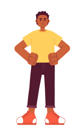 Businessman standing  Illustration