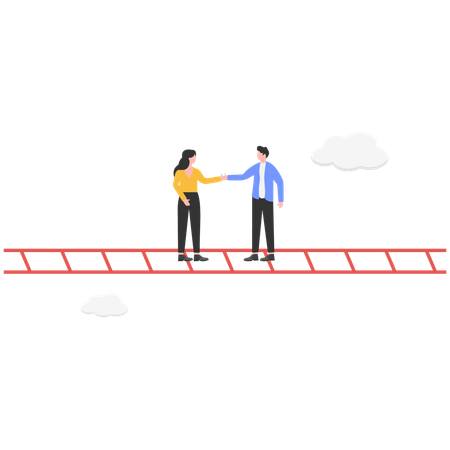 Businessman taking business opportunity  Illustration