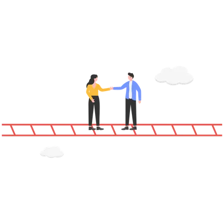Businessman taking business opportunity  Illustration