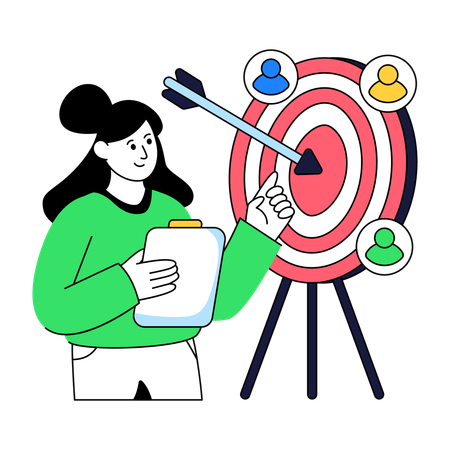 Businessman Target Audience  Illustration