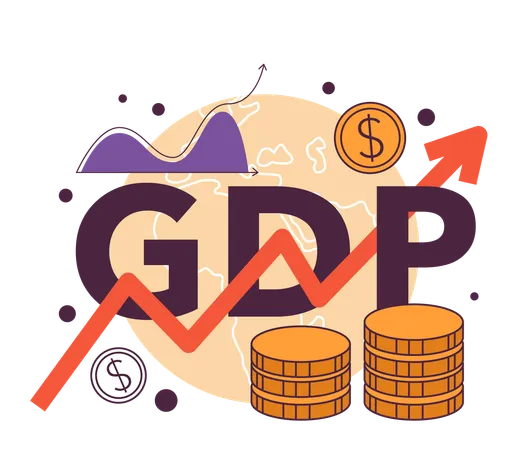 Businessman targets increase in GDP  일러스트레이션