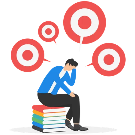 Goal And Selection Thinking Target Business Concept Strategy For Investment Illustration