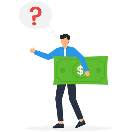 Money Question Where To Invest Pay Off Debt Or Invest To Earn Profit Financial Choice Or Alternative To Make Decision Concept Illustration
