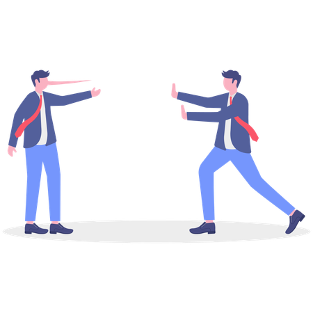 Businessman Trust  Illustration