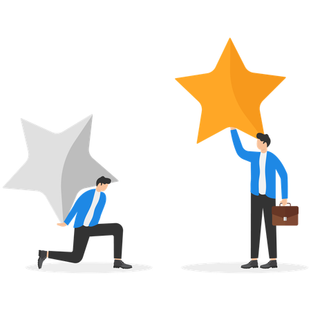 Businessman with bad reputation  Illustration