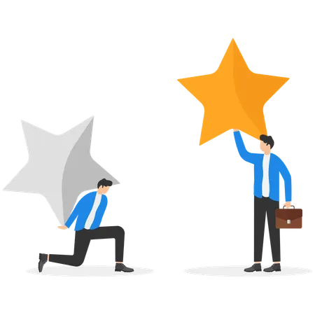 Businessman with bad reputation  Illustration