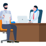 office management illustration free download