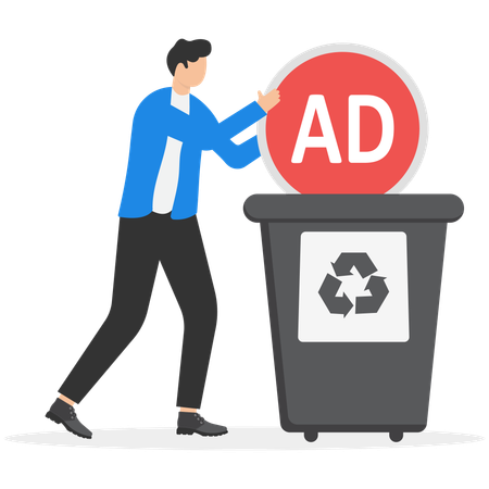 Businessman working on anti virus program  Illustration