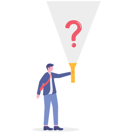 Businessman working on business crisis  Illustration