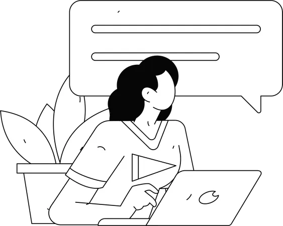 사업 성장을 위해 노력하는 사업가  일러스트레이션