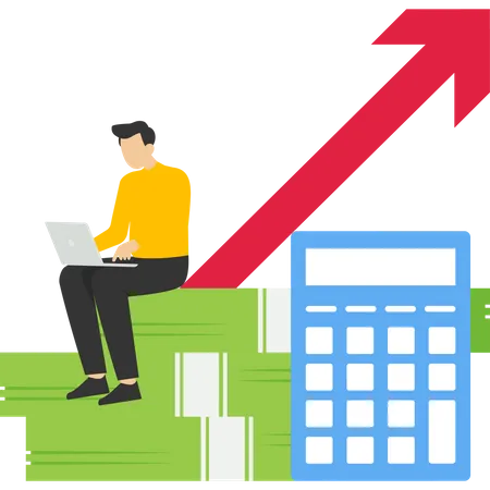 Employees Make Business Reports The Concept Of Business Growth And Investment In Finance Project Financial Reports Business Strategy Concept Analyze Statistical Or Financial Information Illustration