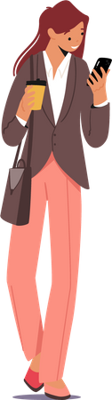 Businesswoman character Illustration