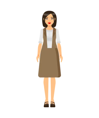 Businesswoman Character  Illustration