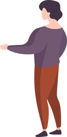 Businesswoman doing handshake  Illustration