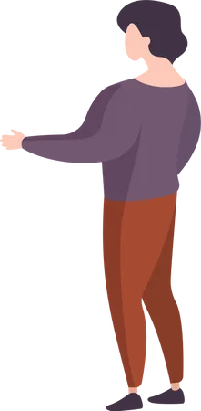 Businesswoman doing handshake  Illustration