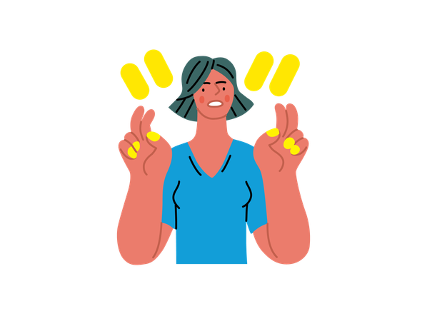 Businesswoman explains market research in conference  Illustration