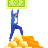 illustration for gold investment