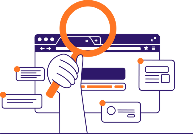 Búsqueda Web  Ilustración