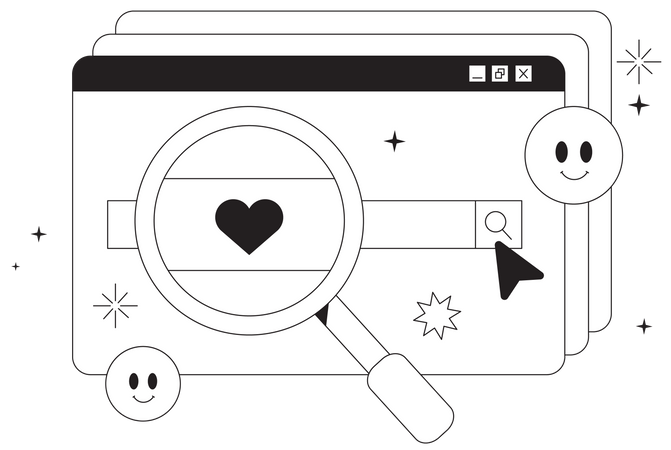 Búsqueda Web  Ilustración
