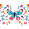 butterfly illustration svg