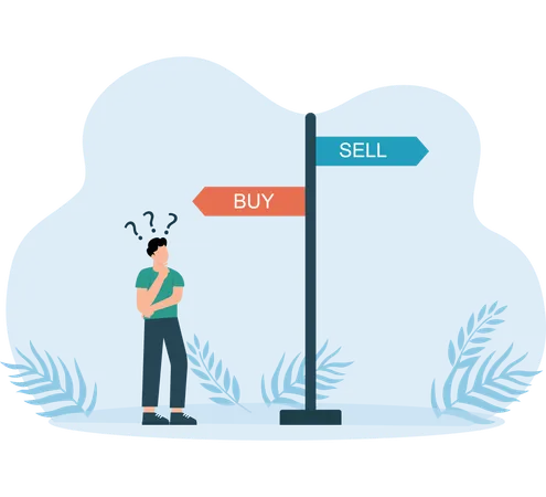 Buy And Sell  Illustration