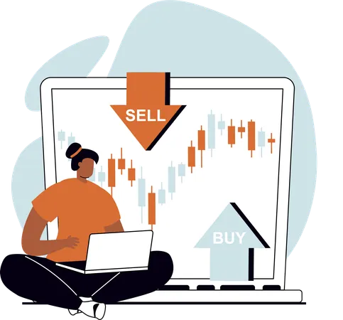 Buy and sell  Illustration