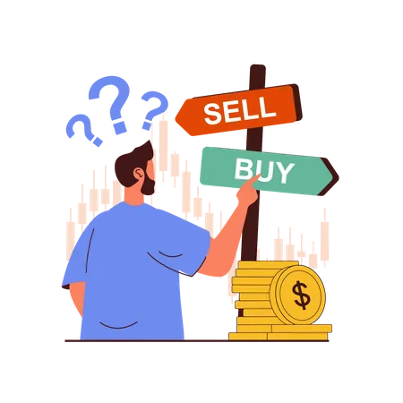 Buy and sell stock  Illustration