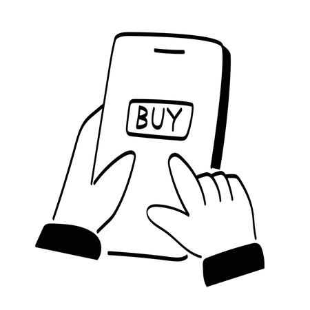 Buy button  Illustration