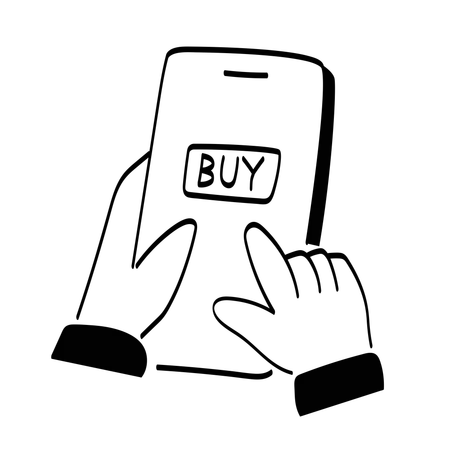 Buy button  Illustration