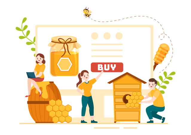 Buy Honey  Illustration