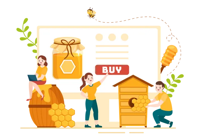 Buy Honey  Illustration