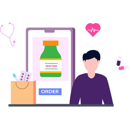 Buy Medicine Online  Illustration