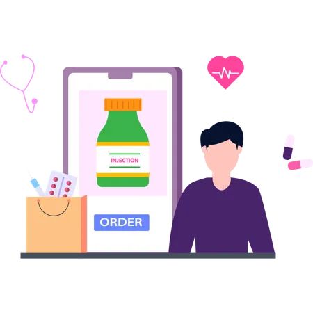 Buy Medicine Online  Illustration