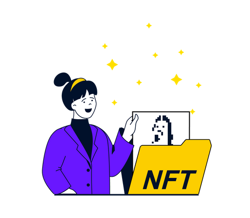 Buy NFT  Illustration