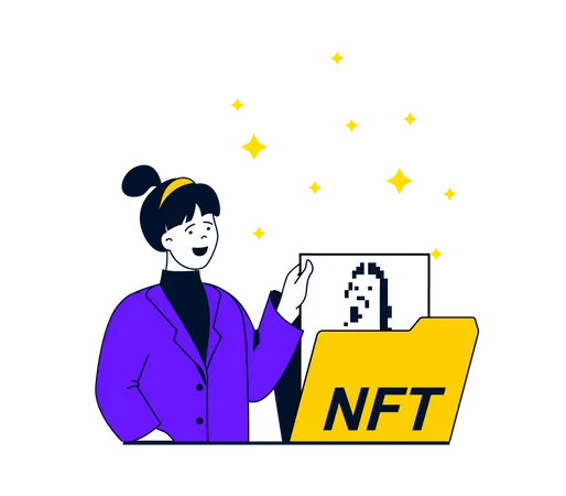Buy NFT  Illustration