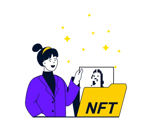 Buy NFT  Illustration