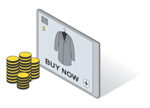 Buy now option  Illustration