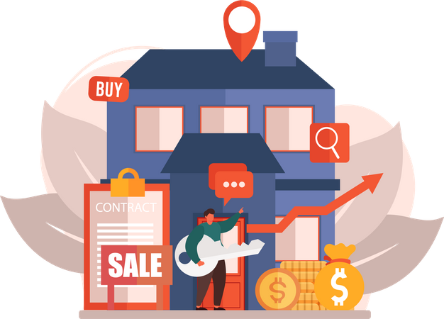 Buy Property  Illustration