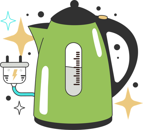 Buy tea pot of right size  Ilustração