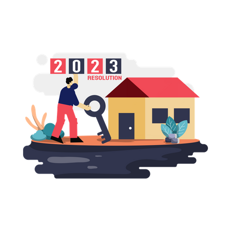 Buying a house in 2023  Illustration