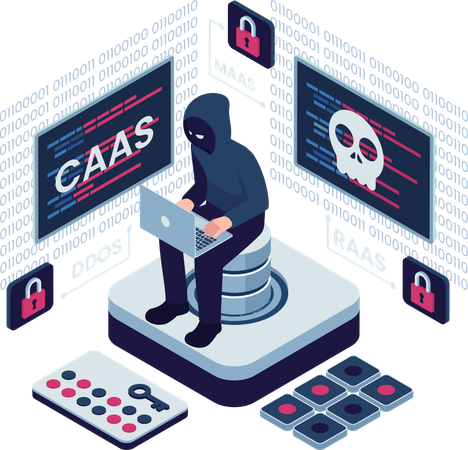 CaaS with Hacker  Illustration